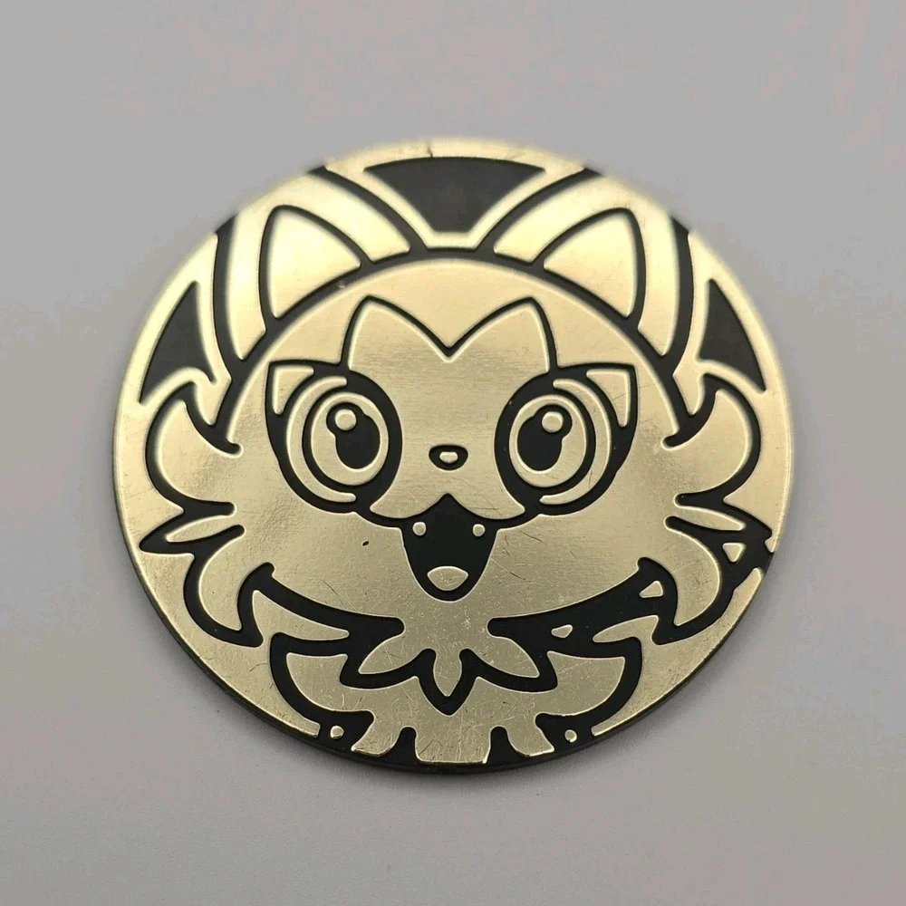 Pokémon TCG Sprigatito Embossed Gold/Black Plastic Flip Coin 2in CCG Coin